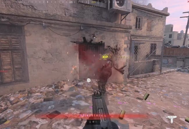 COD MW3のWSP STINGERで戦闘